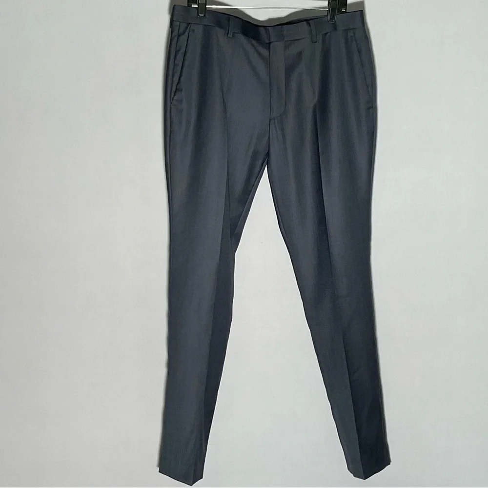 $298 J Crew Thompson Lightweight Wool Suit Pants Navy W34 L32 Tailored DressNWT